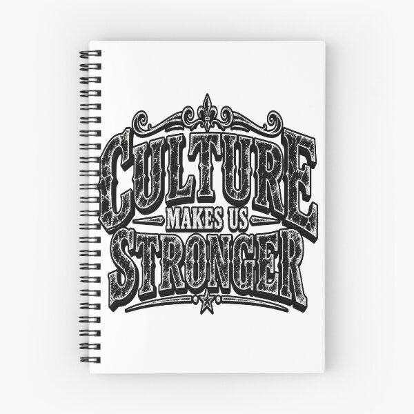 Item preview, Vintage style and distressed look featuring the phrase Culture Makes Us Stronger designed and sold by Thegoldenline.