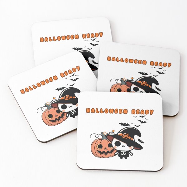 Item preview, Cute Skeleton and Pumpkin Halloween Ready  designed and sold by StudioBhavna.