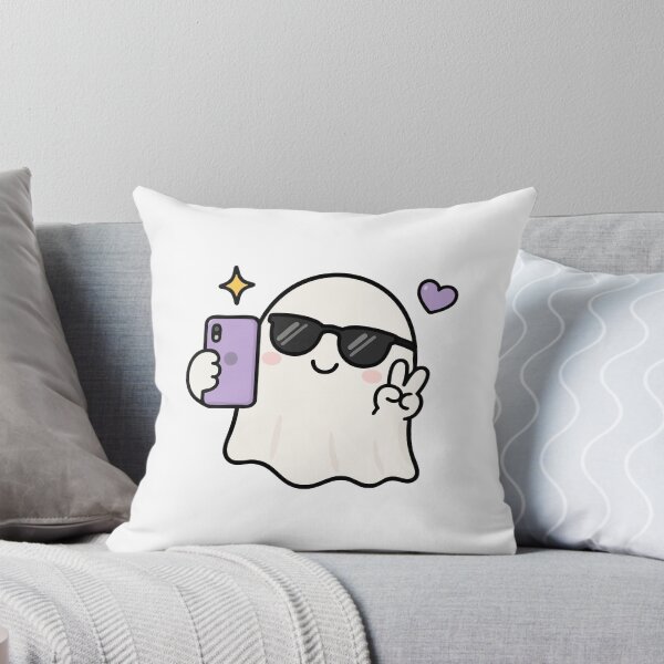 Item preview, Gen Z Kawaii Ghost Selfie Cool Sunglasses Spooky Cute designed and sold by VectorForge Studio.