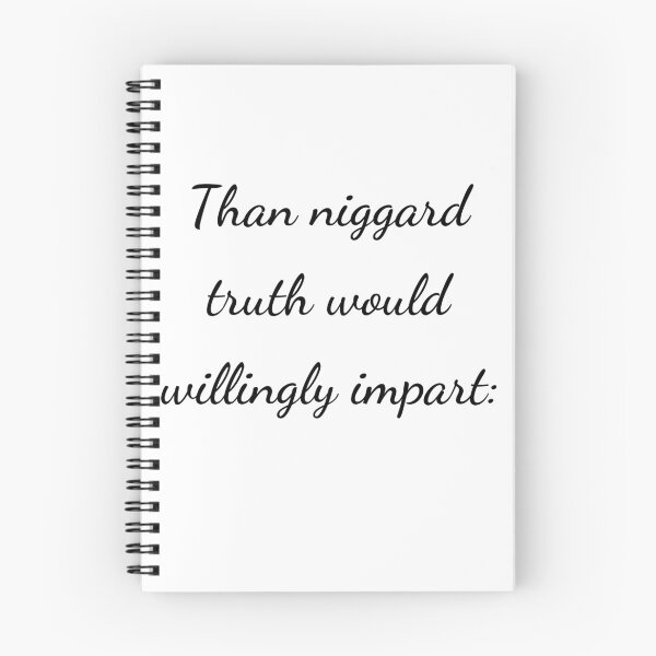 Item preview, “Than niggard truth would willingly impart:” - handwriting black designed and sold by ariksworld.