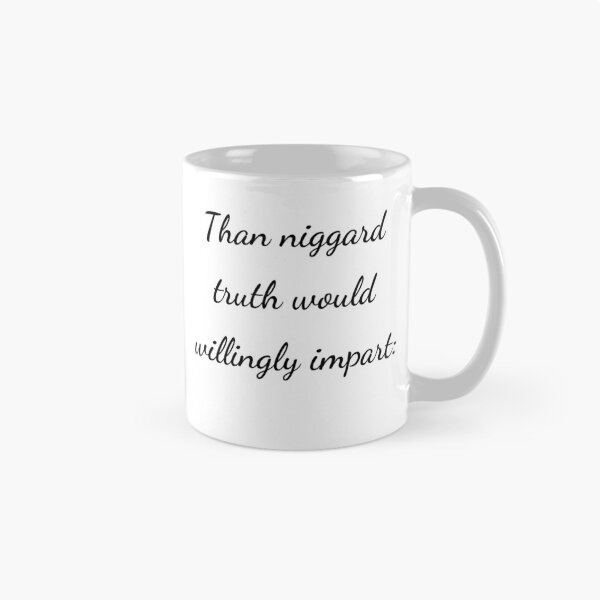 Item preview, “Than niggard truth would willingly impart:” - handwriting black designed and sold by ariksworld.