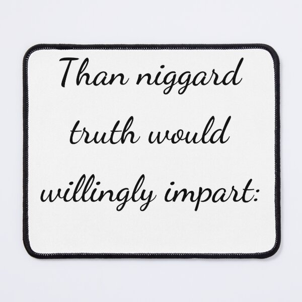 Item preview, “Than niggard truth would willingly impart:” - handwriting black designed and sold by ariksworld.