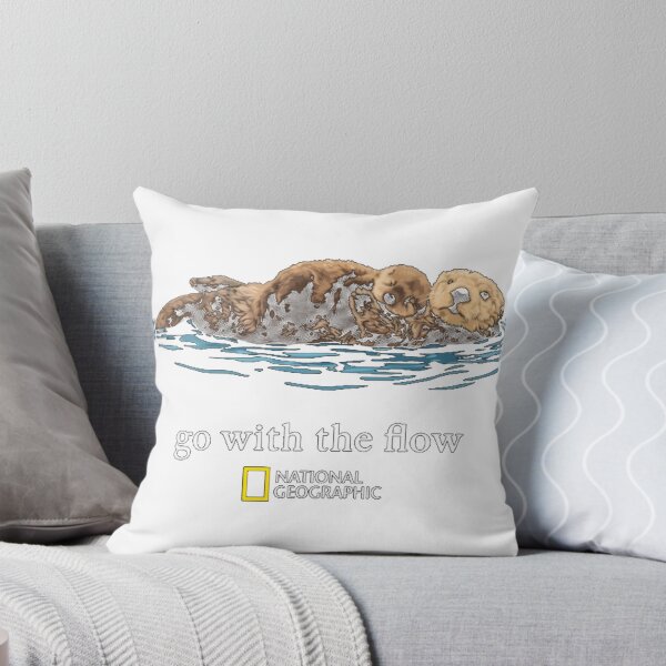 Item preview, Go With The Flow National Geographic Sea Otter Wil designed and sold by Frankie Design Store.