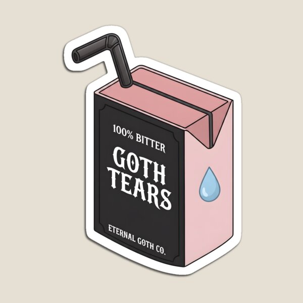 Item preview, Goth Tears - 100% Bitter designed and sold by OH-MY-GOTH.