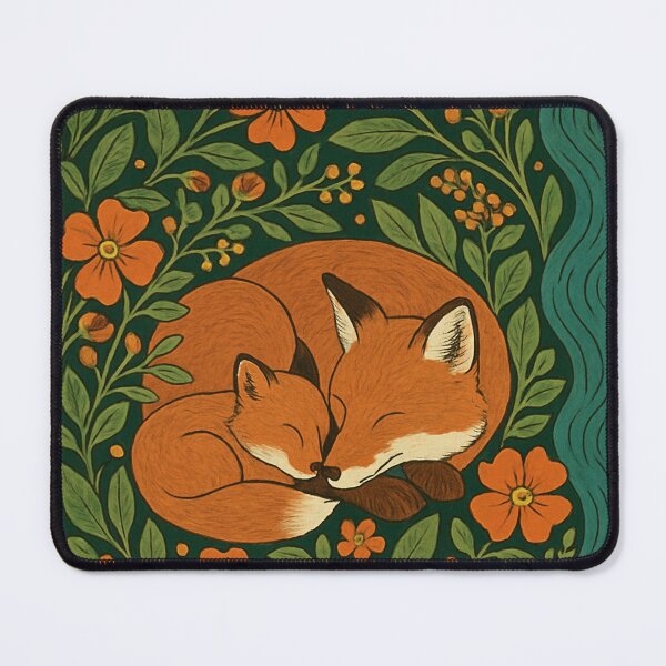 Item preview, Fox family - mommy and baby fox designed and sold by WildArtIT.
