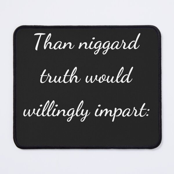 Item preview, “Than niggard truth would willingly impart:” - handwriting white designed and sold by ariksworld.