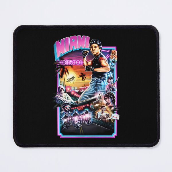 Item preview, Martial Artist Fighting Biker Ninjas In Neon City designed and sold by LeesHoneyBees.