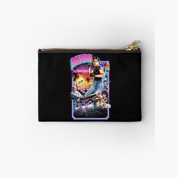 Item preview, Martial Artist Fighting Biker Ninjas In Neon City designed and sold by LeesHoneyBees.