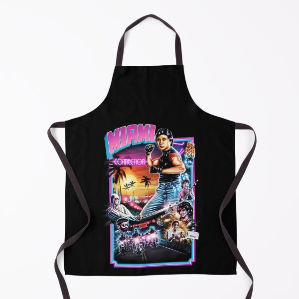 Item preview, Martial Artist Fighting Biker Ninjas In Neon City designed and sold by LeesHoneyBees.