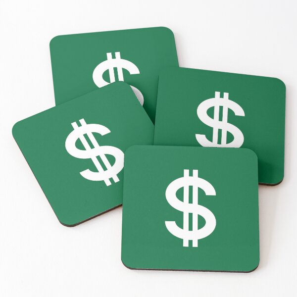 Item preview, Minimalist White Dollar Sign Money Symbol designed and sold by GemsAnatomy.