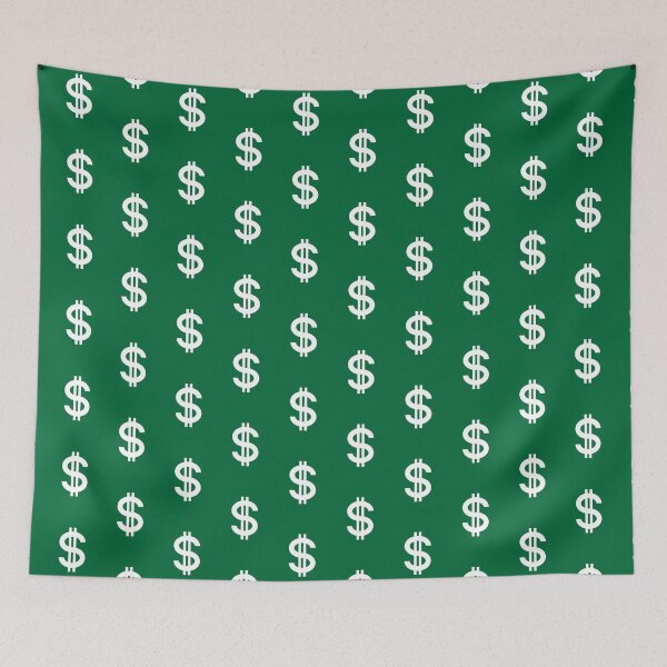 Item preview, Minimalist White Dollar Sign Money Symbol designed and sold by GemsAnatomy.