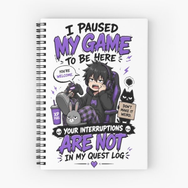 Item preview, I Paused My Game Funny Gamer Design designed and sold by StreetWave01.