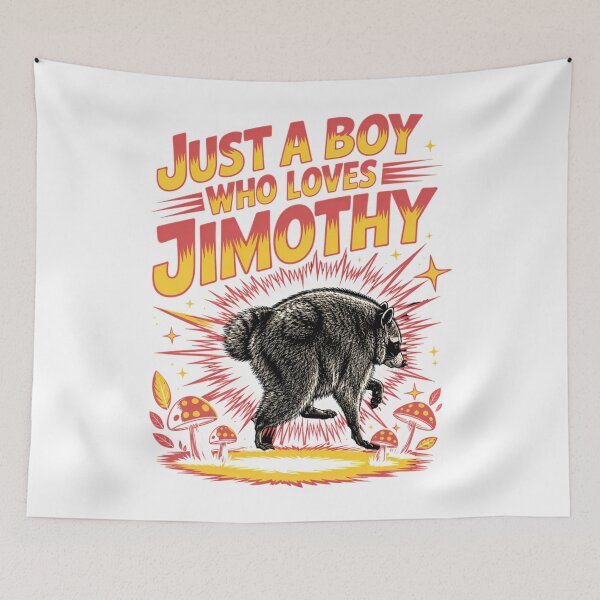 Item preview, Jimothy Arts Raccoon Womens Just a Boy Who Loves Jimothy Performance designed and sold by AshtonNielse.
