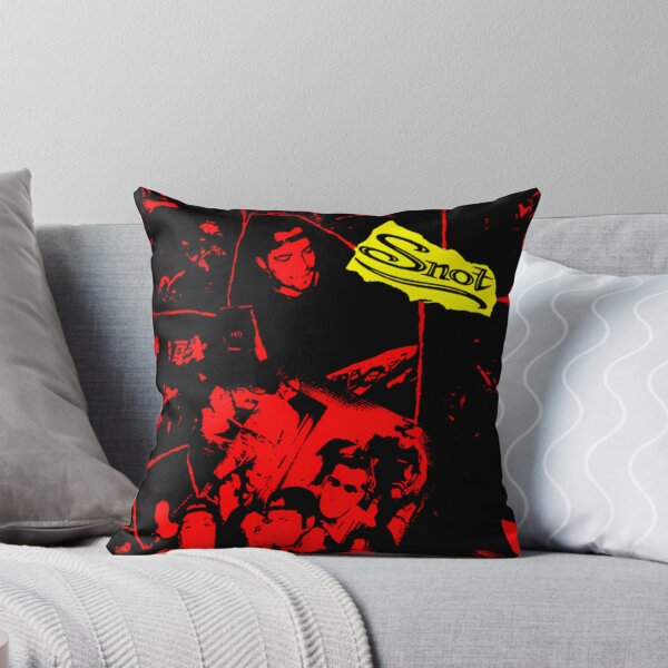 Item preview, Silueta roja con tipografía amarilla designed and sold by BrainCashPop.
