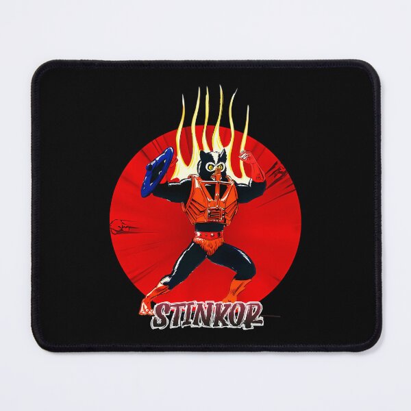 Item preview, Skunk Warrior Wearing Orange Armor Holding Shield designed and sold by LeesHoneyBees.