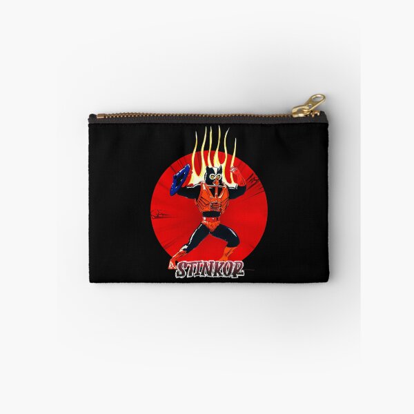 Item preview, Skunk Warrior Wearing Orange Armor Holding Shield designed and sold by LeesHoneyBees.
