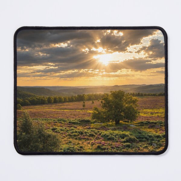 Item preview, Golden hour radiance : sunset over Padley gorge designed and sold by Astute-Artio-Photography.