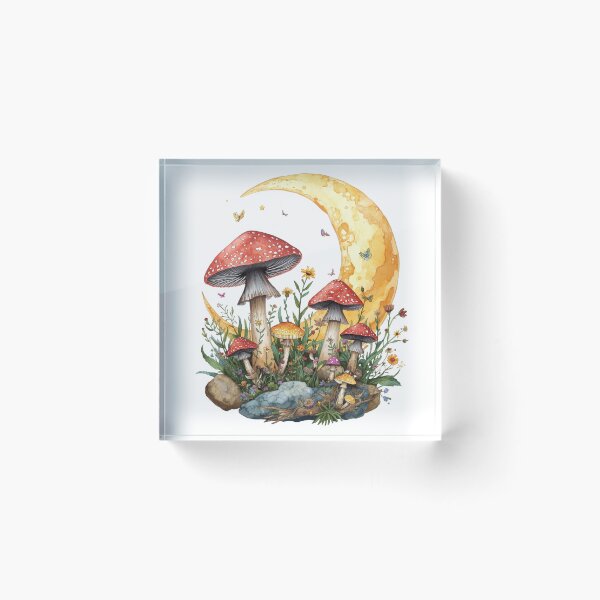 Item preview, Mushroom Moon Garden designed and sold by catcurio.