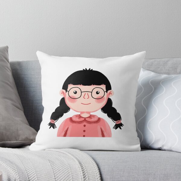 Item preview, Little Cute Girl Cartoon Innocent Black Braids Graphic designed and sold by FiaARTROOMa.