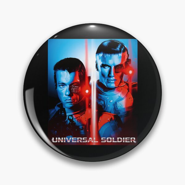 Item preview, Two Cyborg Soldiers In Blue Red Dual Lighting designed and sold by LeesHoneyBees.