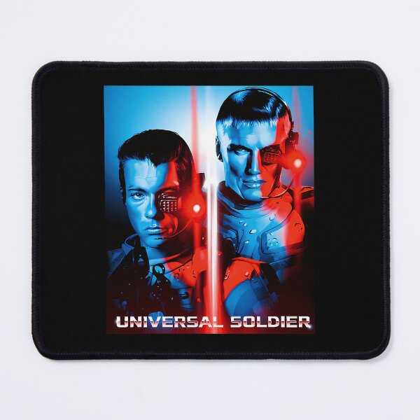 Item preview, Two Cyborg Soldiers In Blue Red Dual Lighting designed and sold by LeesHoneyBees.