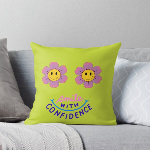 Item preview, Smile With Confidence Cute Smiley Flowers Aesthetic designed and sold by NikBrin Prevail .