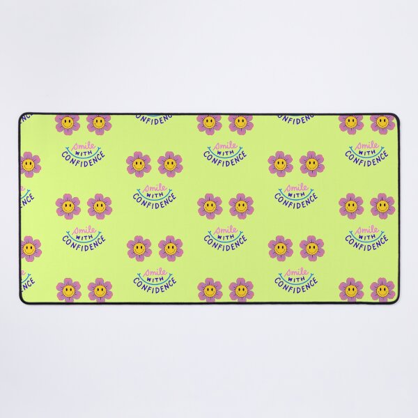 Item preview, Smile With Confidence Cute Smiley Flowers Aesthetic designed and sold by NikBrin Prevail .