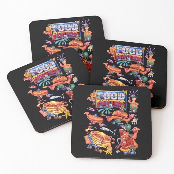Item preview, Fast Food Characters Holding Guns And Grenades designed and sold by LeesHoneyBees.