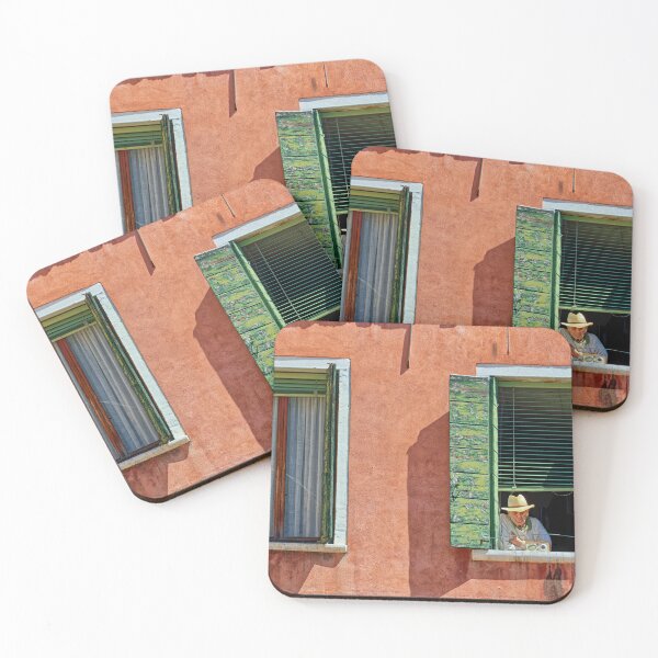 Item preview, Man in a had sharing his radio out of a window in Florence Italy designed and sold by John Gilham - Landscape Photography.