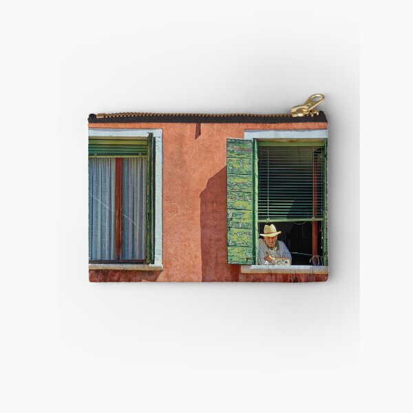 Item preview, Man in a had sharing his radio out of a window in Florence Italy designed and sold by John Gilham - Landscape Photography.