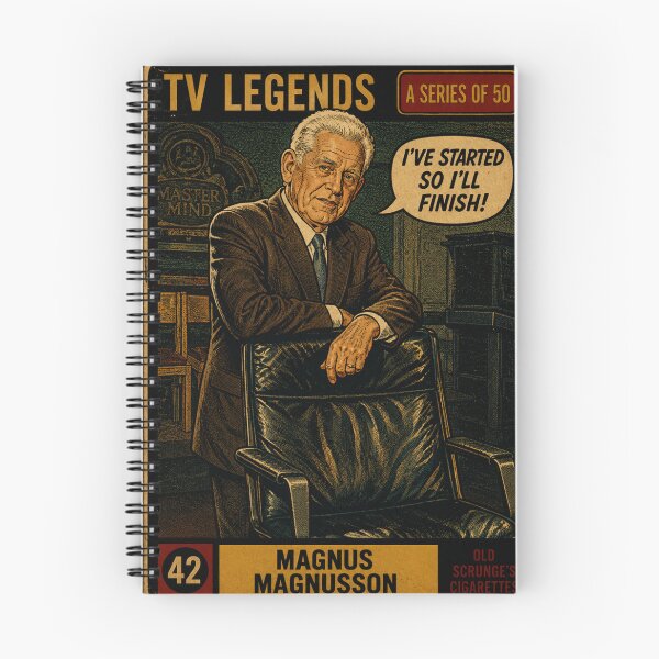 Item preview, Magnus Magnusson - TV Legends Trading Cards designed and sold by halibutgoatramb.