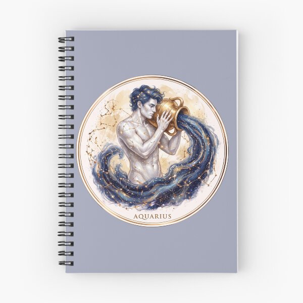 Artikelvorschau, Wassermann (Wasserträger) – Himmlische Tierkreiszeichen-Grafik (PNG) entworfen und verkauft von MythicMood.