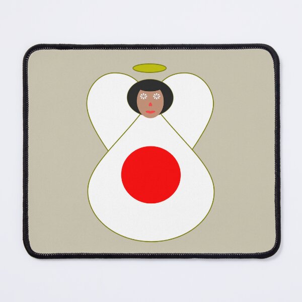 Item preview, Japanese Flag Angel Chrysanthemum Eyes Design designed and sold by AuntieShoe.
