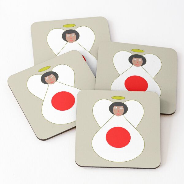 Item preview, Japanese Flag Angel Chrysanthemum Eyes Design designed and sold by AuntieShoe.