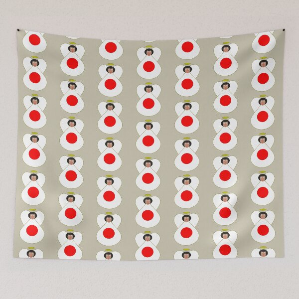 Item preview, Japanese Flag Angel Chrysanthemum Eyes Design designed and sold by AuntieShoe.