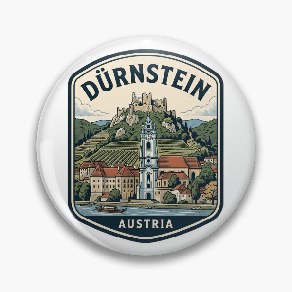 Artikelvorschau, Vintage Dürnstein Österreich Wachau Tal Reiseabzeichen entworfen und verkauft von k3rstman1.