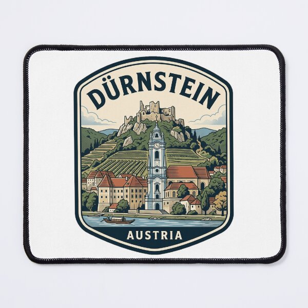 Item preview, Vintage Dürnstein Austria Wachau Valley Travel Badge designed and sold by k3rstman1.