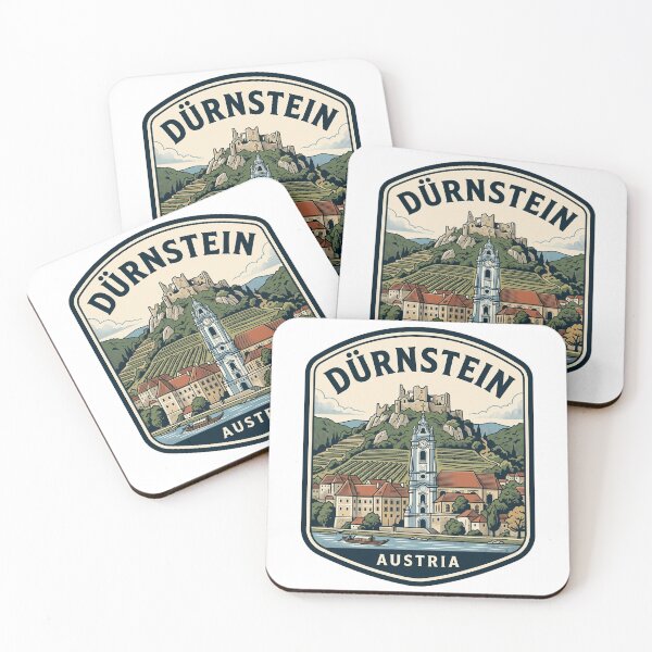 Item preview, Vintage Dürnstein Austria Wachau Valley Travel Badge designed and sold by k3rstman1.