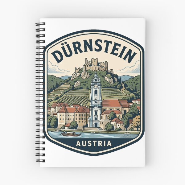 Item preview, Vintage Dürnstein Austria Wachau Valley Travel Badge designed and sold by k3rstman1.