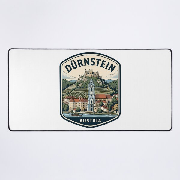 Item preview, Vintage Dürnstein Austria Wachau Valley Travel Badge designed and sold by k3rstman1.