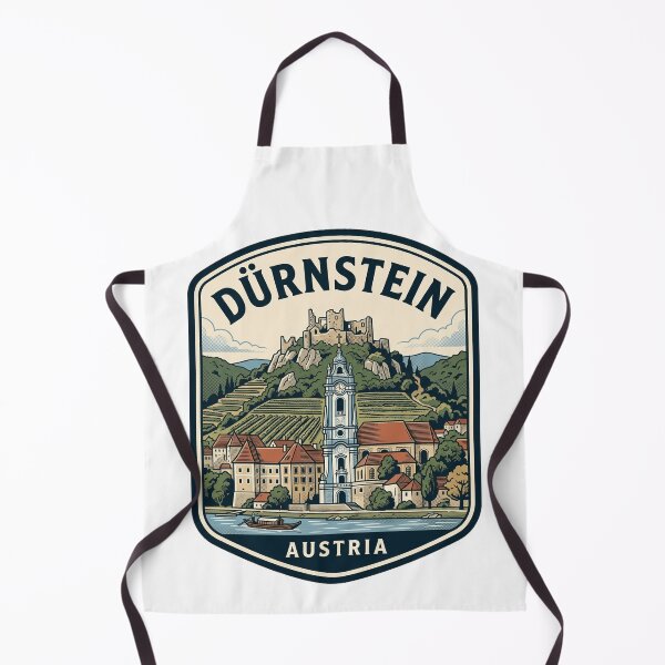 Item preview, Vintage Dürnstein Austria Wachau Valley Travel Badge designed and sold by k3rstman1.