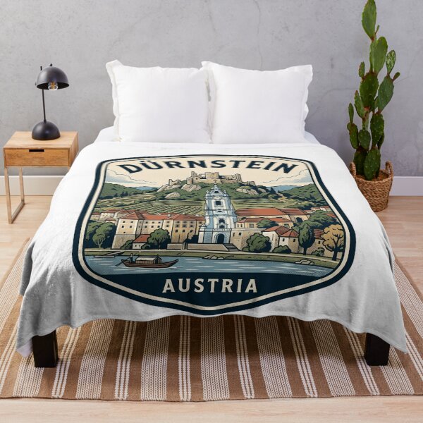 Item preview, Vintage Dürnstein Austria Wachau Valley Travel Badge designed and sold by k3rstman1.