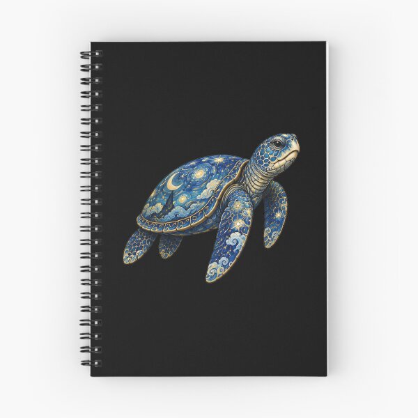 Item preview, Celestial Sea Turtle | Ocean Starlight Art Collection designed and sold by Zaru Art Studio.