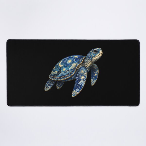 Item preview, Celestial Sea Turtle | Ocean Starlight Art Collection designed and sold by Zaru Art Studio.