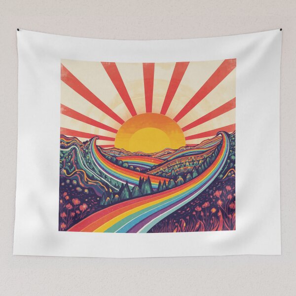 Item preview, Psychedelic Sunrise designed and sold by catcurio.
