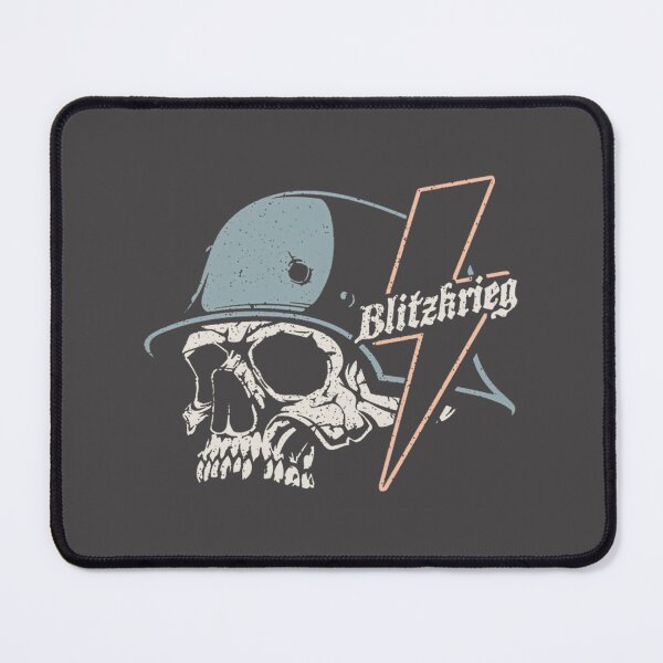 Item preview, Vintage Skull Blitzkrieg Bolt Design ⭐⭐⭐⭐⭐ designed and sold by Madison Leblanc.