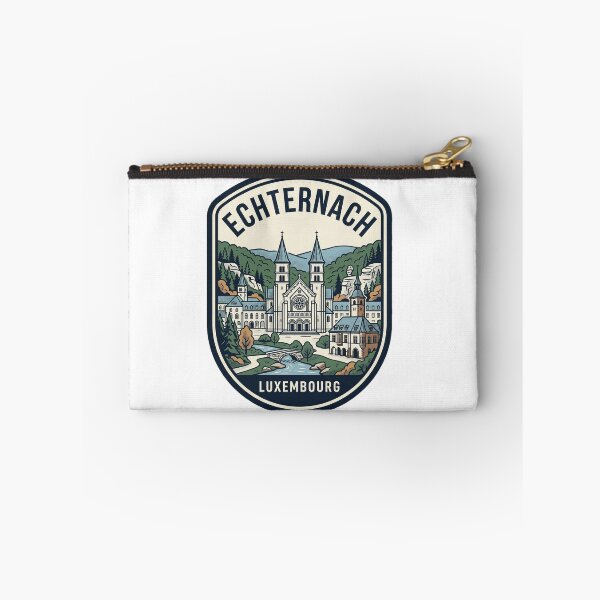 Item preview, Vintage Echternach Luxembourg Retro Travel Badge designed and sold by k3rstman1.