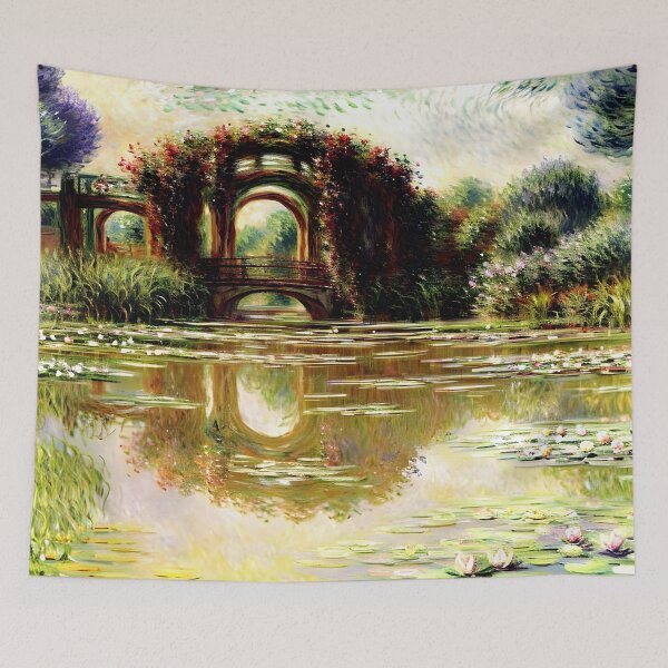 Item preview, The Rose Arches at Giverny designed and sold by artdesignsnow.