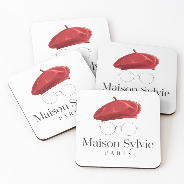 Item preview, Maison Sylvie Paris Logo - Red Beret Glasses Minimalist Brand designed and sold by MAISON SYLVIE.