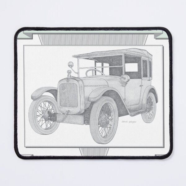 Item preview, Austin Seven Chummy 2 Door Tourer Hand-drawn designed and sold by Classic Car Art Drawings.